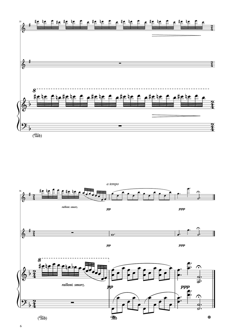 Chopin - Nocturne op.9 No.2 - Tenor Sax Duet Woodwind Duet scores gallery preview page 6