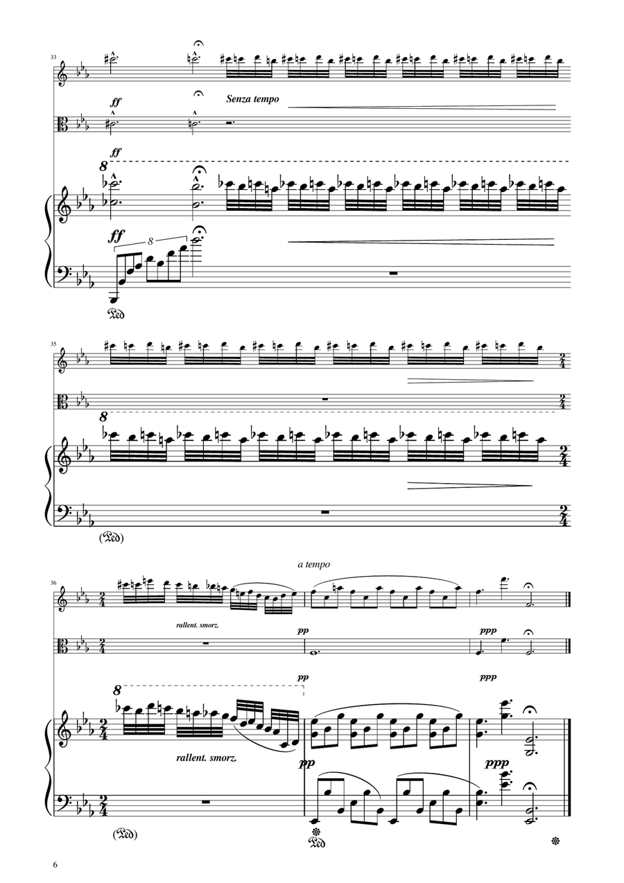 Chopin - Nocturne op.9 No.2 - Violin and Viola Duet String Duet scores gallery preview page 6