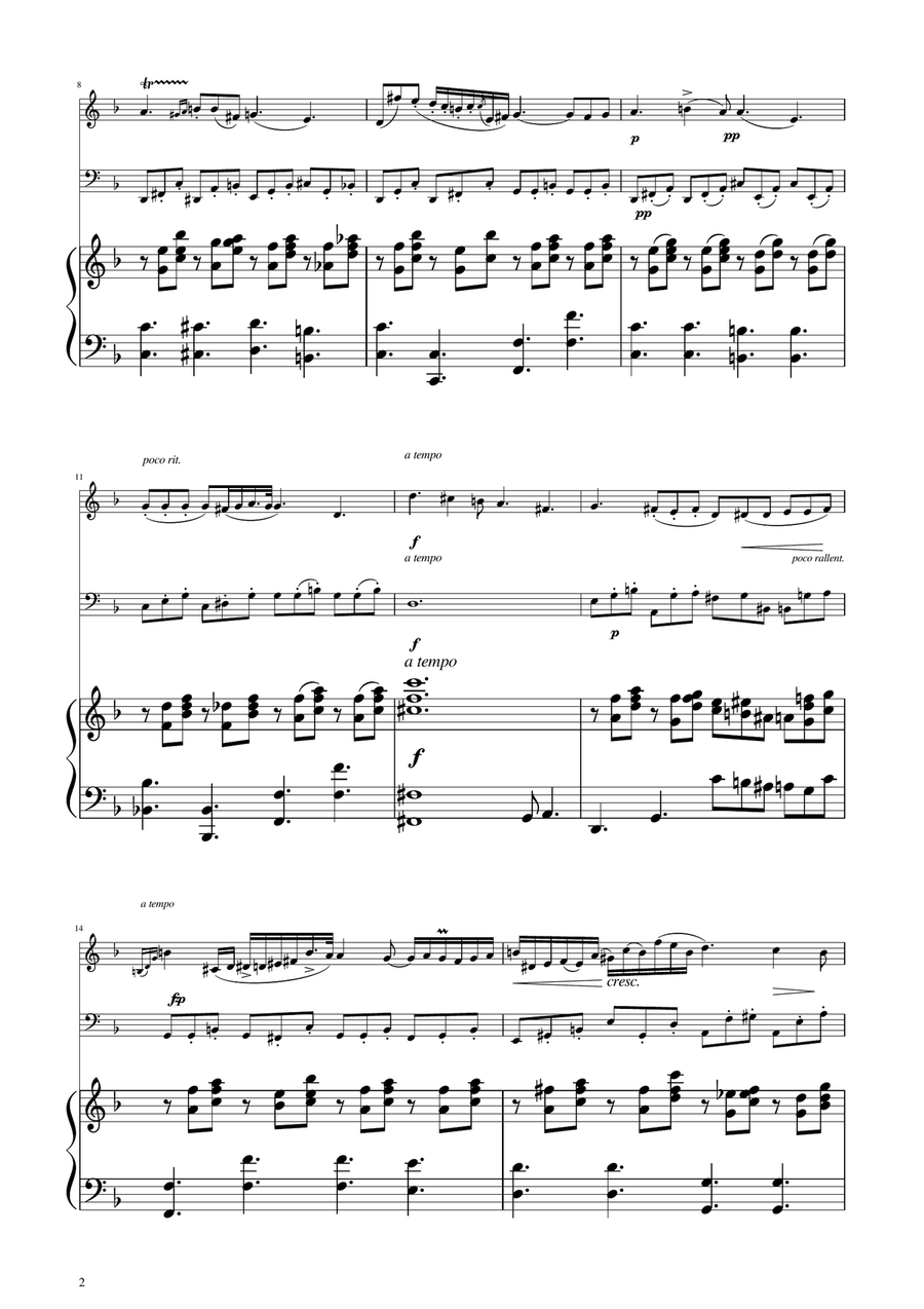Chopin - Nocturne op.9 No.2 - Oboe and Bassoon Duet Woodwind Duet scores gallery preview page 2