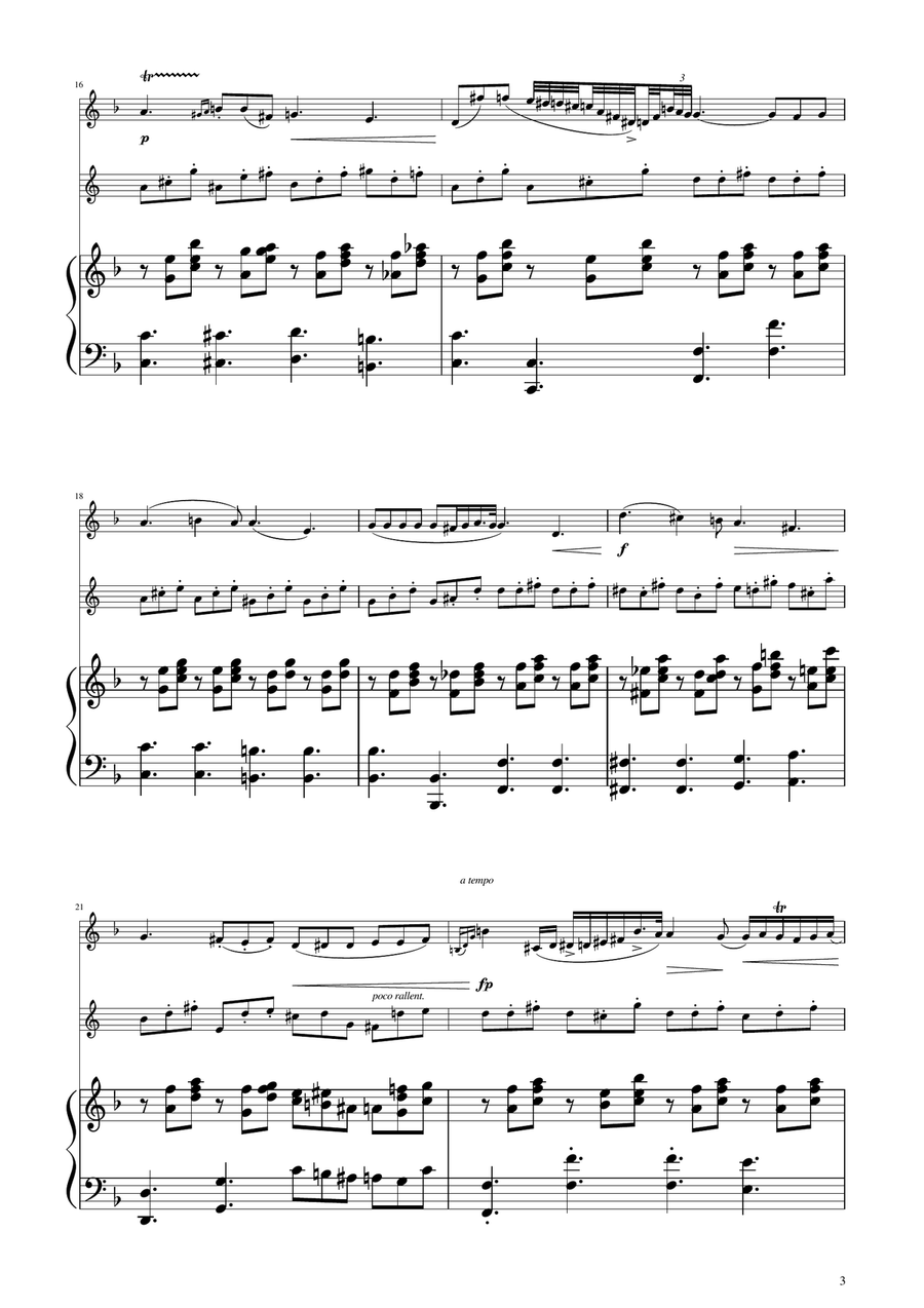 Chopin - Nocturne op.9 No.2 - Oboe and English Horn Duet Woodwind Duet scores gallery preview page 3