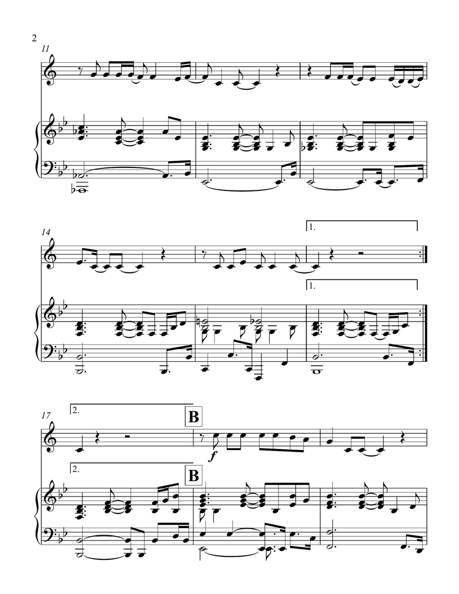 Make You Feel My Love Make You Feel My Love Trumpet Solo scores gallery preview page 2