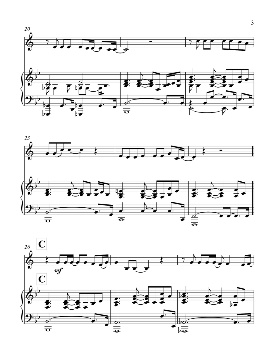Make You Feel My Love Make You Feel My Love Trumpet Solo scores gallery preview page 3