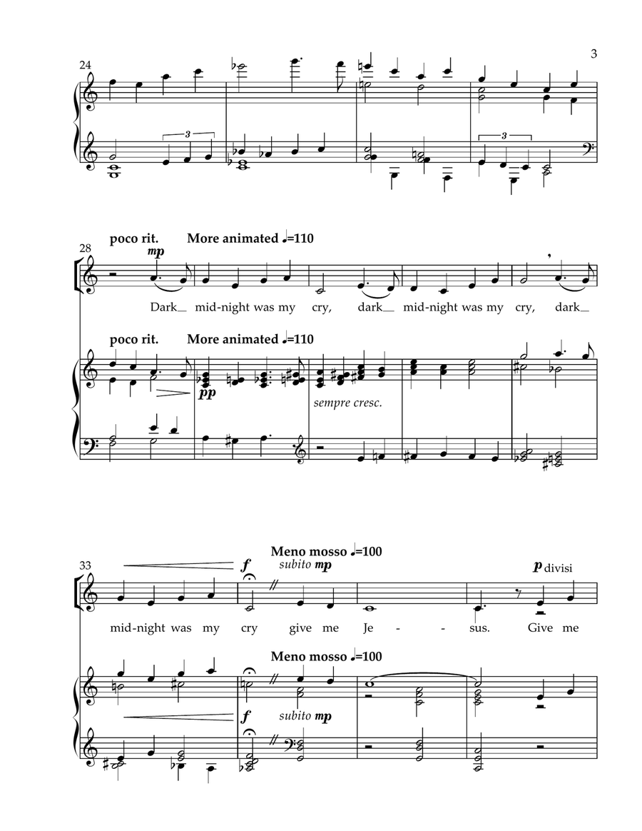 Give Me Jesus 2-Part scores gallery preview page 3