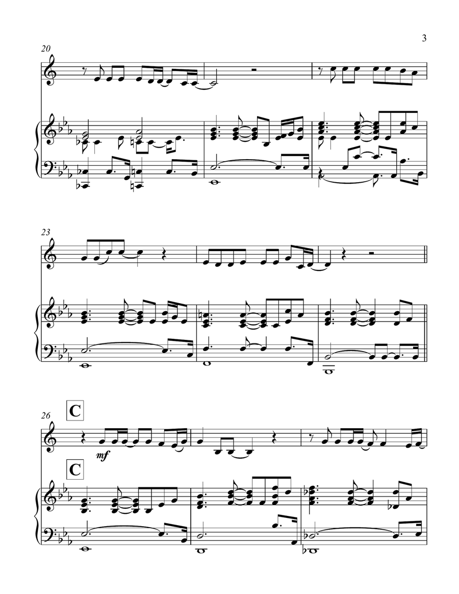 Make You Feel My Love Make You Feel My Love Horn scores gallery preview page 3