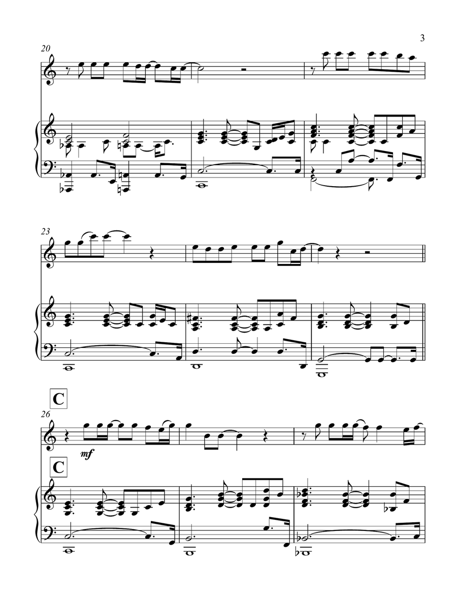 Make You Feel My Love Make You Feel My Love Flute Solo scores gallery preview page 3