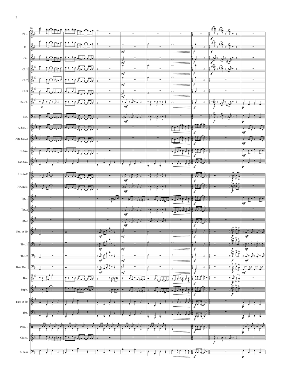 Wallace And Gromit Theme Wallace And Gromit Theme Concert Band scores gallery preview page 2