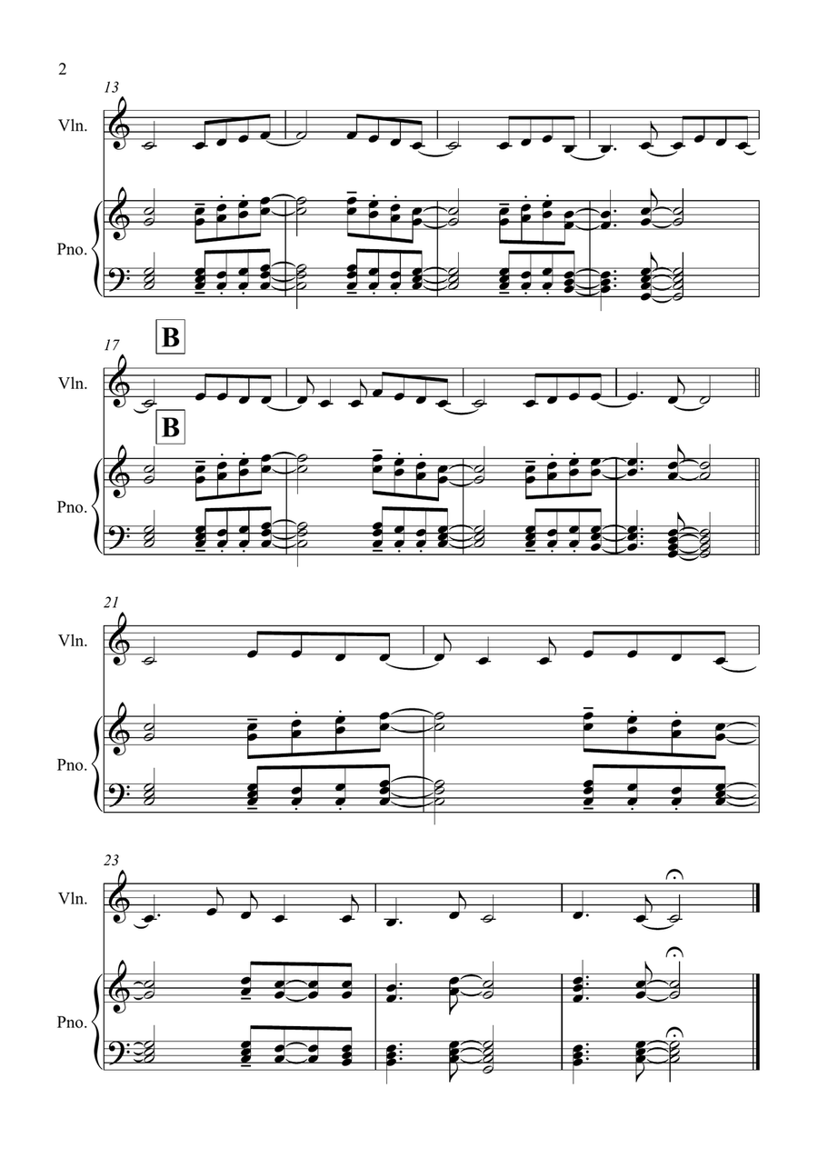Lean On Me Lean On Me Violin Solo scores gallery preview page 2