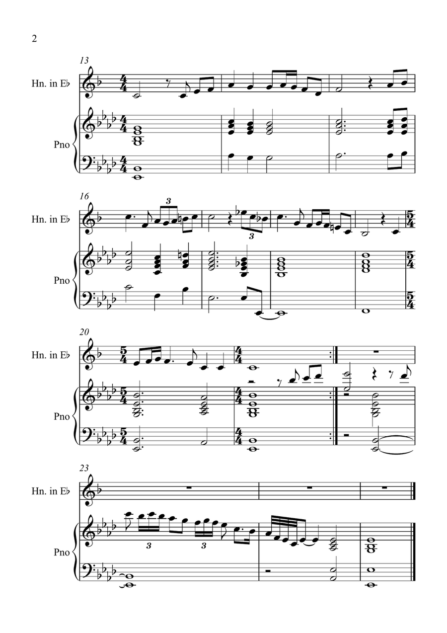 My Lagan Love My Lagan Love Horn scores gallery preview page 2