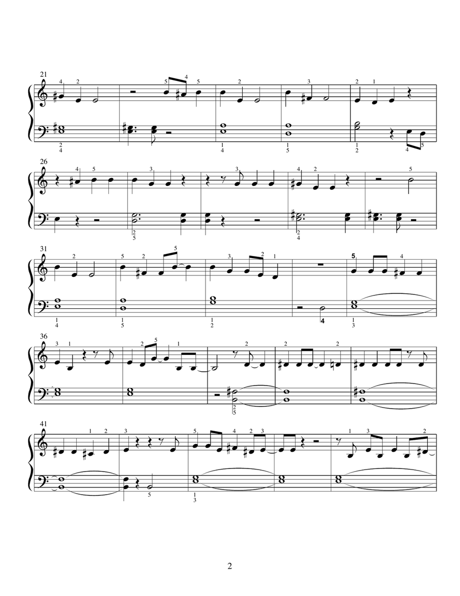 I Wan'na Be Like You (The Monkey Song) Piano Solo scores gallery preview page 2