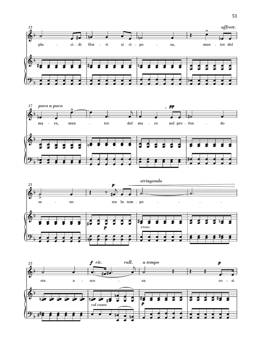 Come Raggio Di Sol (Medium Low Voice) by Antonio Caldara Medium Voice - Digital Sheet Music page 2