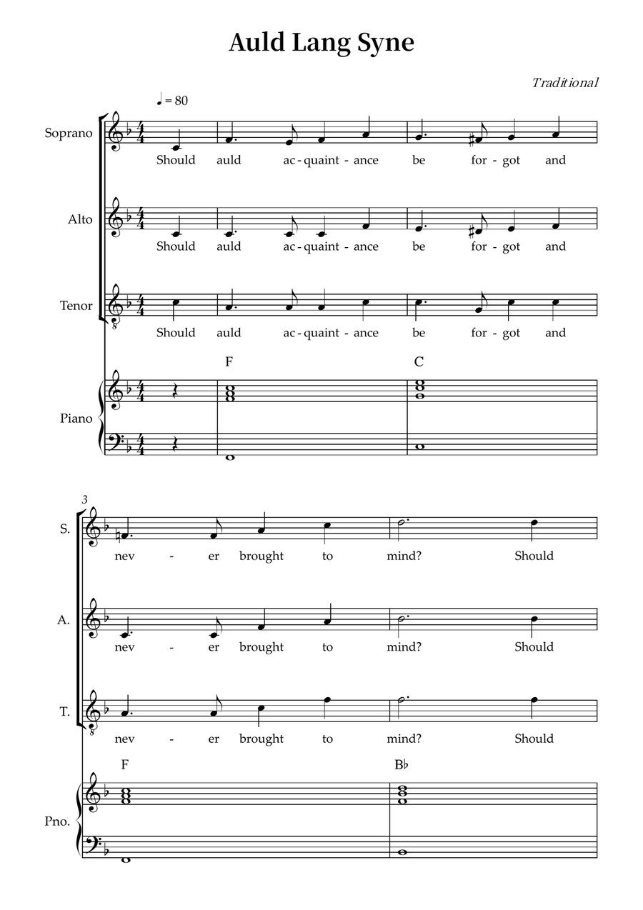 Auld Lang Syne Auld Lang Syne SAT scores gallery preview page 1