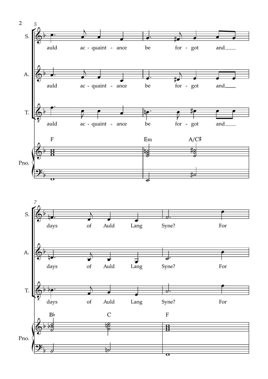 Auld Lang Syne Auld Lang Syne SAT scores gallery preview page 2