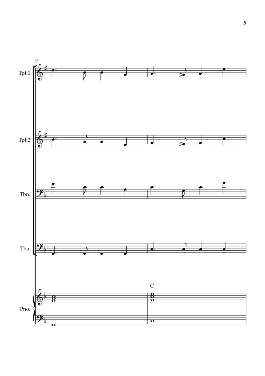 Auld Lang Syne Auld Lang Syne Brass Quartet scores gallery preview page 5