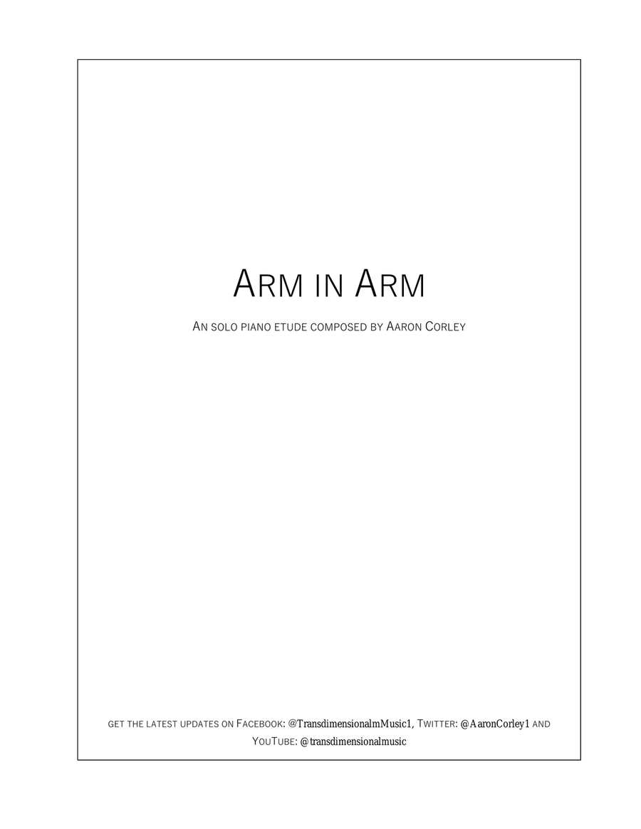 Arm in Arm Arm in Arm Piano Solo scores gallery preview page 1