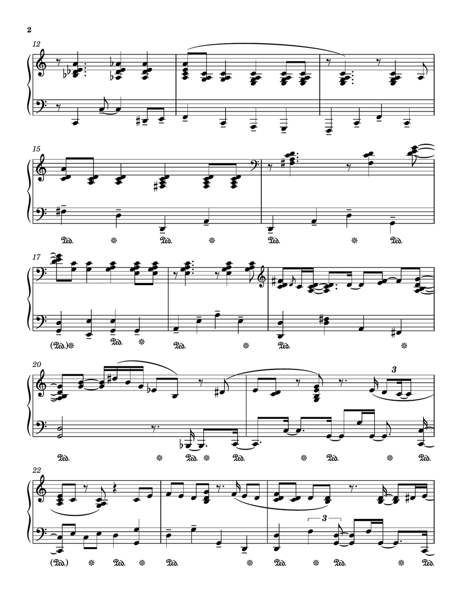 Baby, It's Cold Outside Piano Solo scores gallery preview page 2