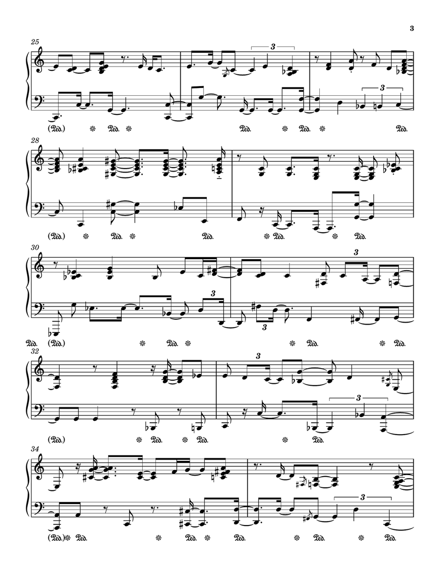Baby, It's Cold Outside Piano Solo scores gallery preview page 3