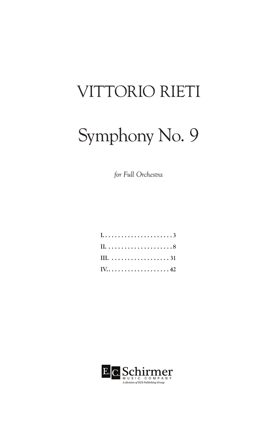 Symphony No. 9 (Downloadable Additional Full Score) Full Orchestra scores gallery preview page 1