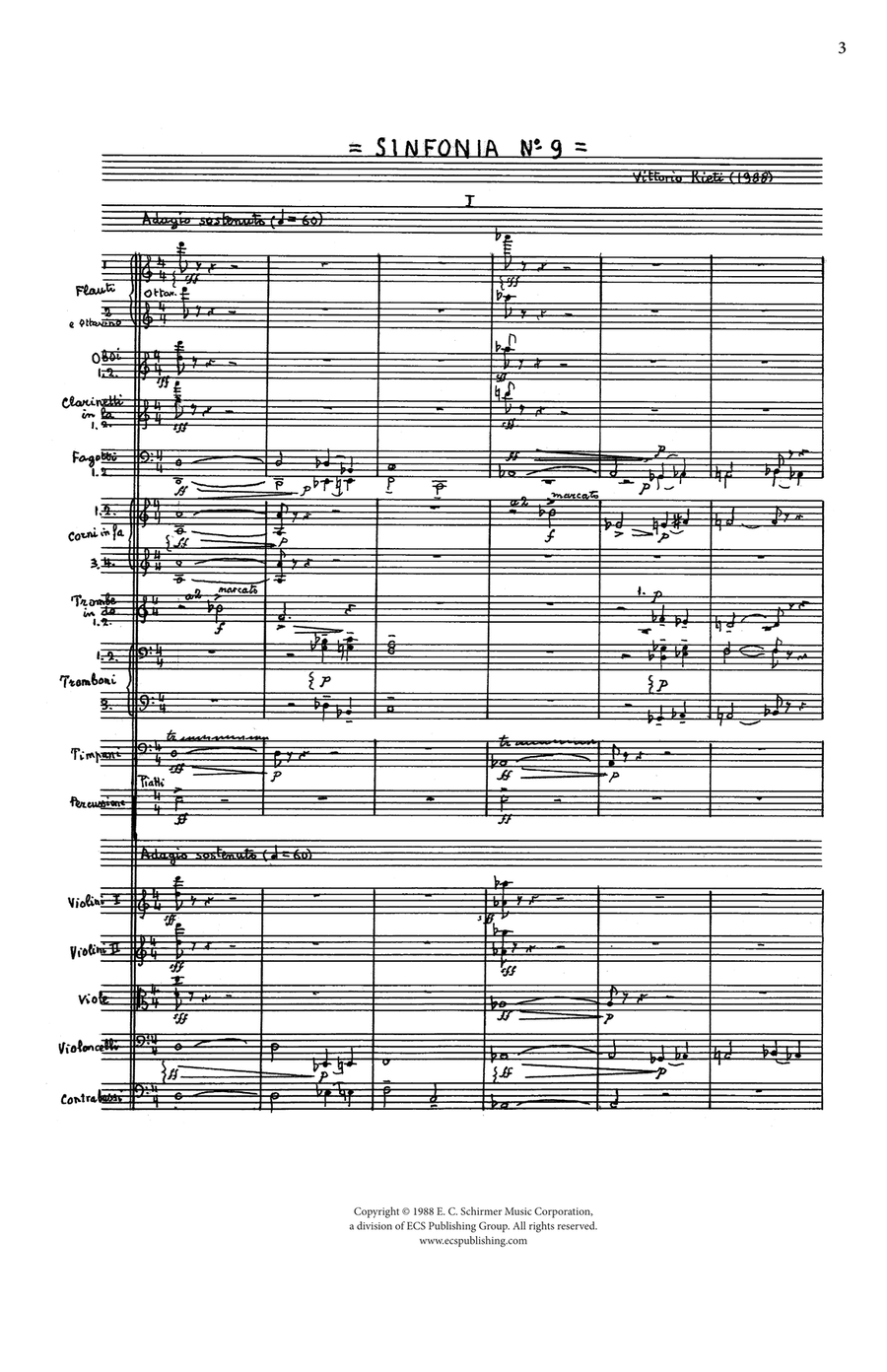 Symphony No. 9 (Downloadable Additional Full Score) Full Orchestra scores gallery preview page 3