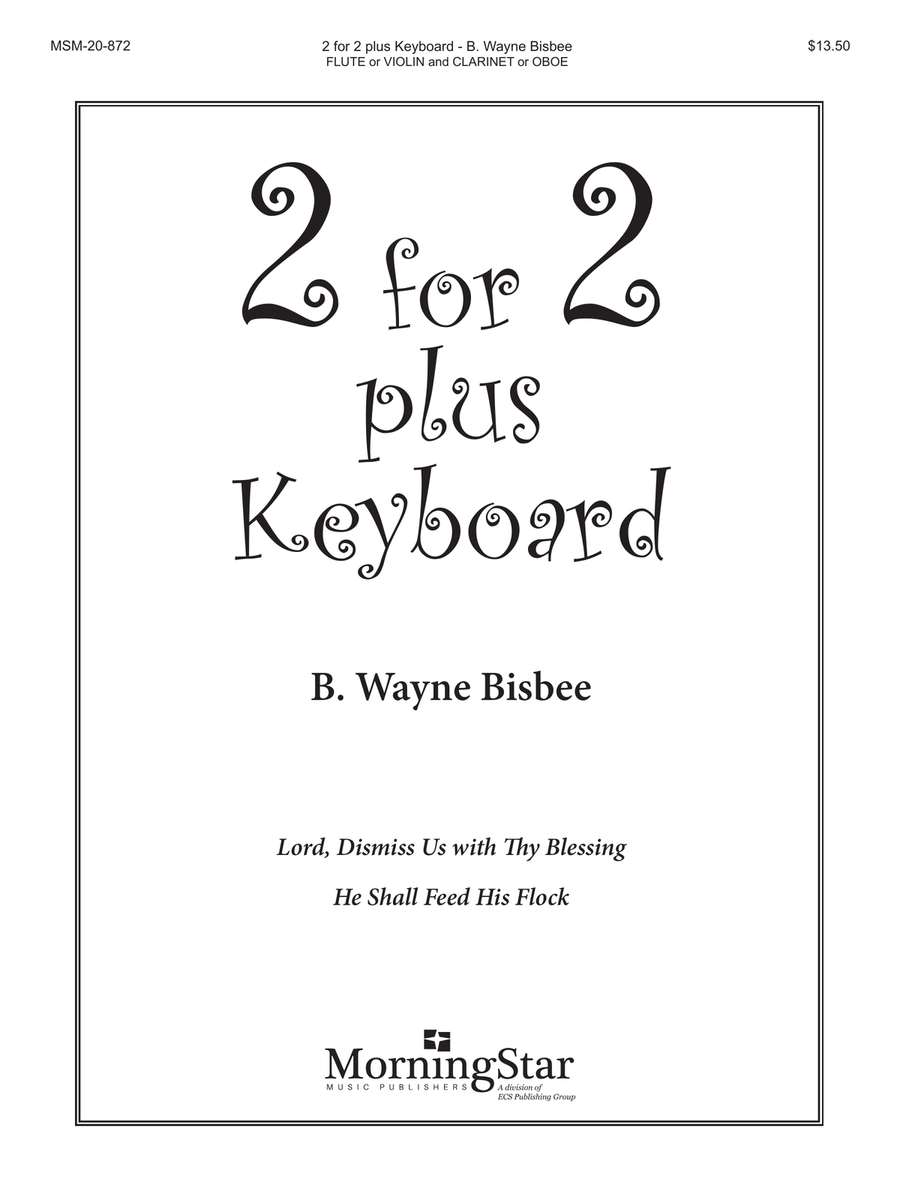 Two for Two Plus Keyboard (Downloadable) Clarinet scores gallery preview page 1