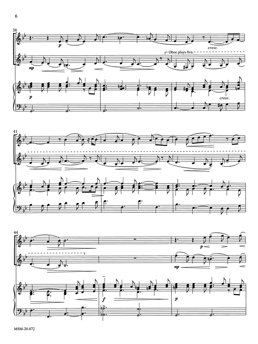 Two for Two Plus Keyboard (Downloadable) Clarinet scores gallery preview page 6