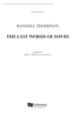 The Last Words of David (Downloadable Additional Orchestra Score)