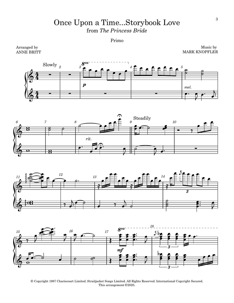 Once Upon A Time...storybook Love 1 Piano, 4-Hands scores gallery preview page 2