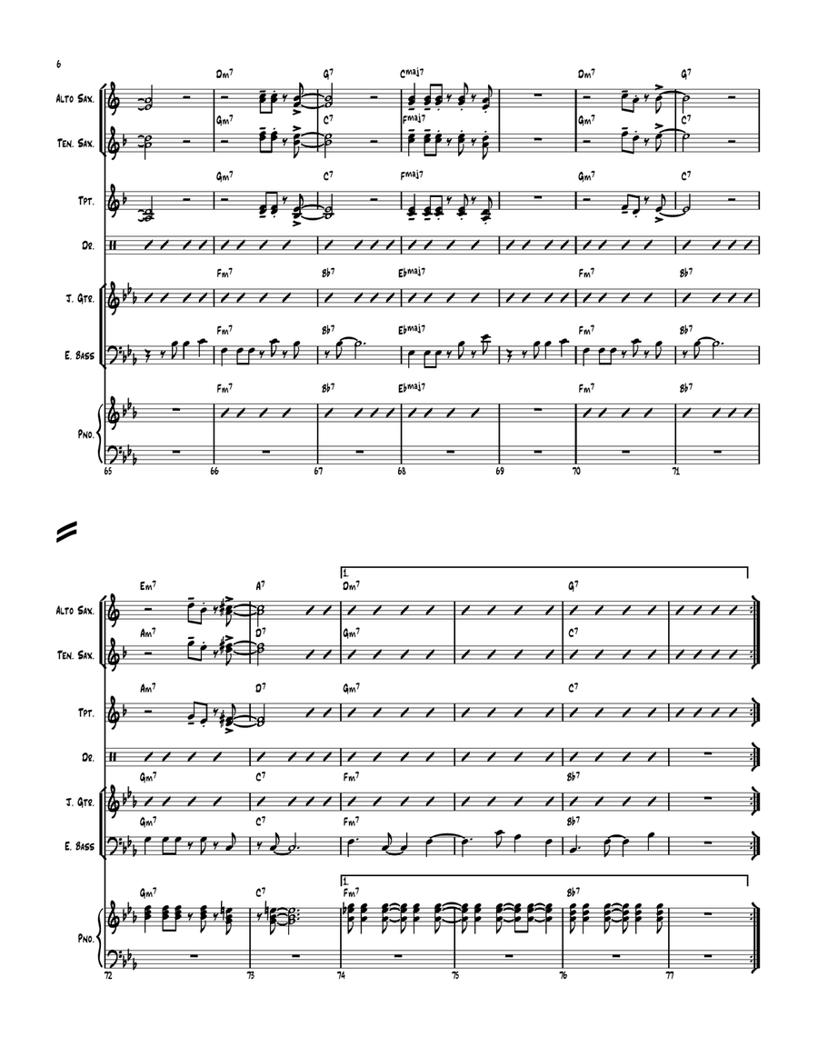From The Start From The Start Jazz Ensemble scores gallery preview page 6