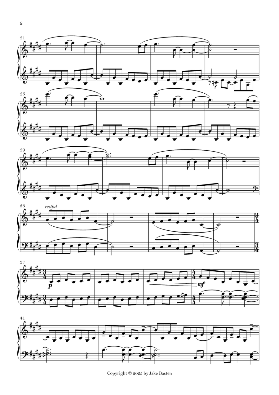 Reunited Piano Solo scores gallery preview page 2