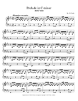 Prelude in C minor, BWV 999