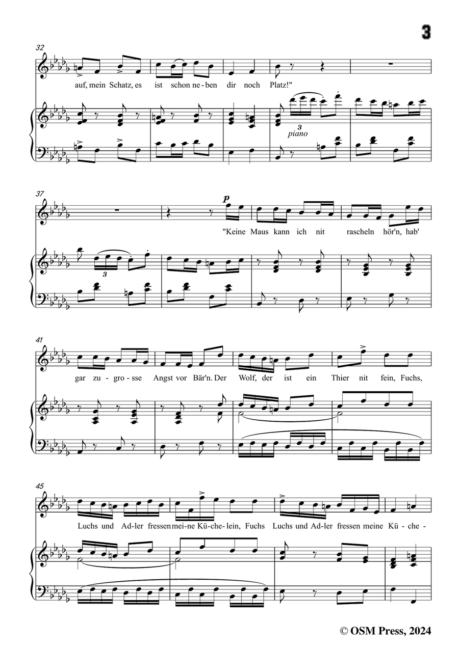 C. Loewe-Wer ist Bär?,in b flat minor Piano, Vocal scores gallery preview page 5