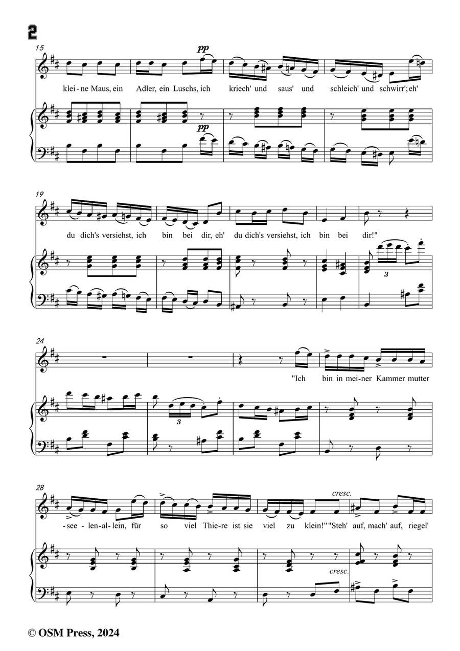 C. Loewe-Wer ist Bär?,in b minor Piano, Vocal scores gallery preview page 4