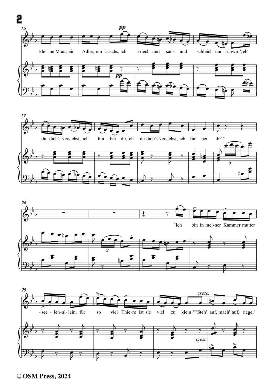 C. Loewe-Wer ist Bär?,in c minor Piano, Vocal scores gallery preview page 4