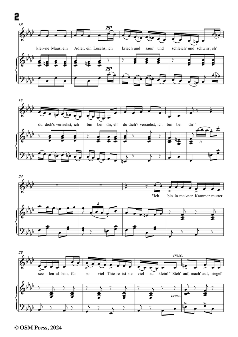 C. Loewe-Wer ist Bär?,in f minor Piano, Vocal scores gallery preview page 4