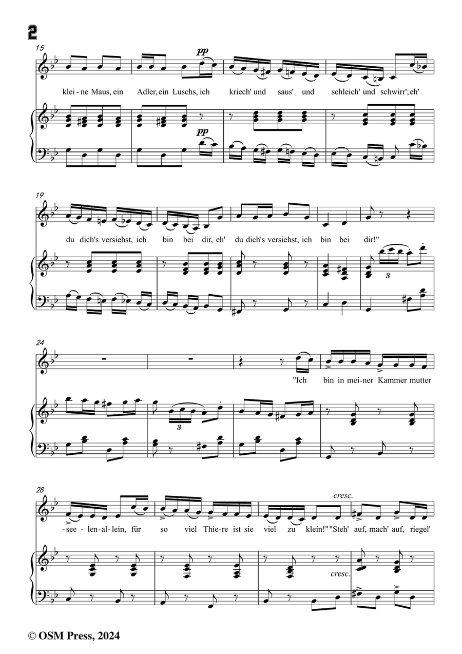 C. Loewe-Wer ist Bär?,in g minor Piano, Vocal scores gallery preview page 4