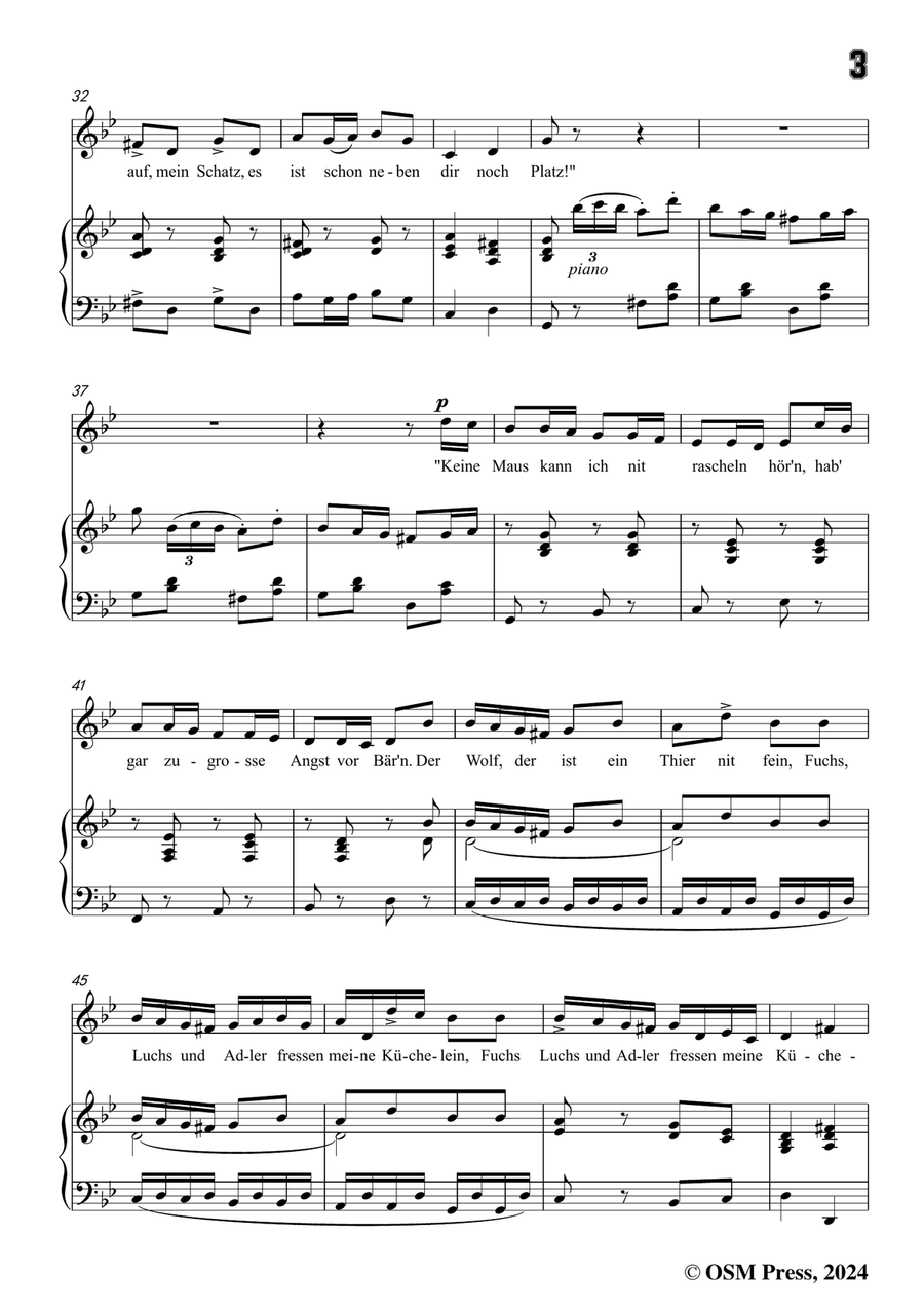 C. Loewe-Wer ist Bär?,in g minor Piano, Vocal scores gallery preview page 5