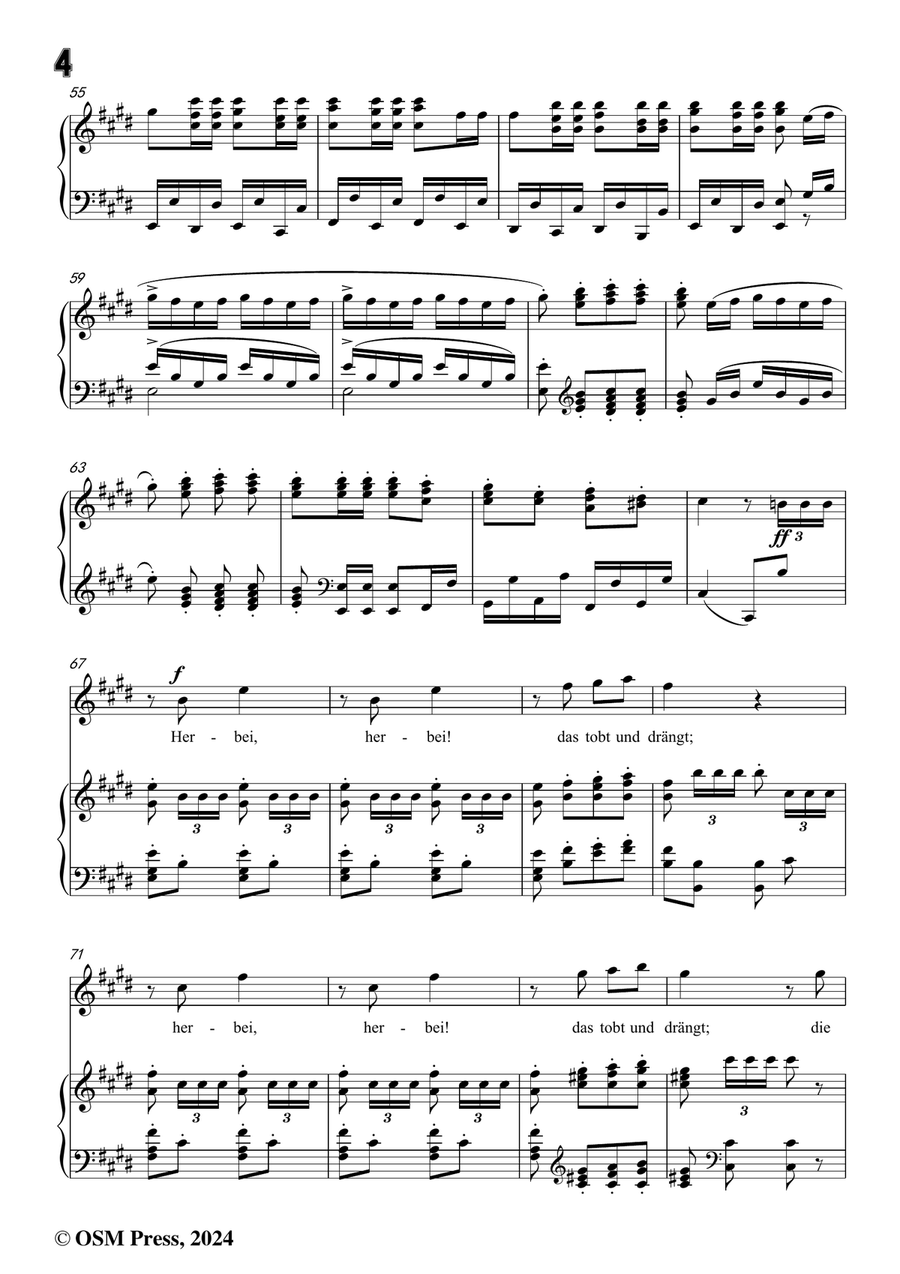 C. Loewe-Der Mohrenfürst auf der Messe,in c sharp minor Piano, Vocal scores gallery preview page 6