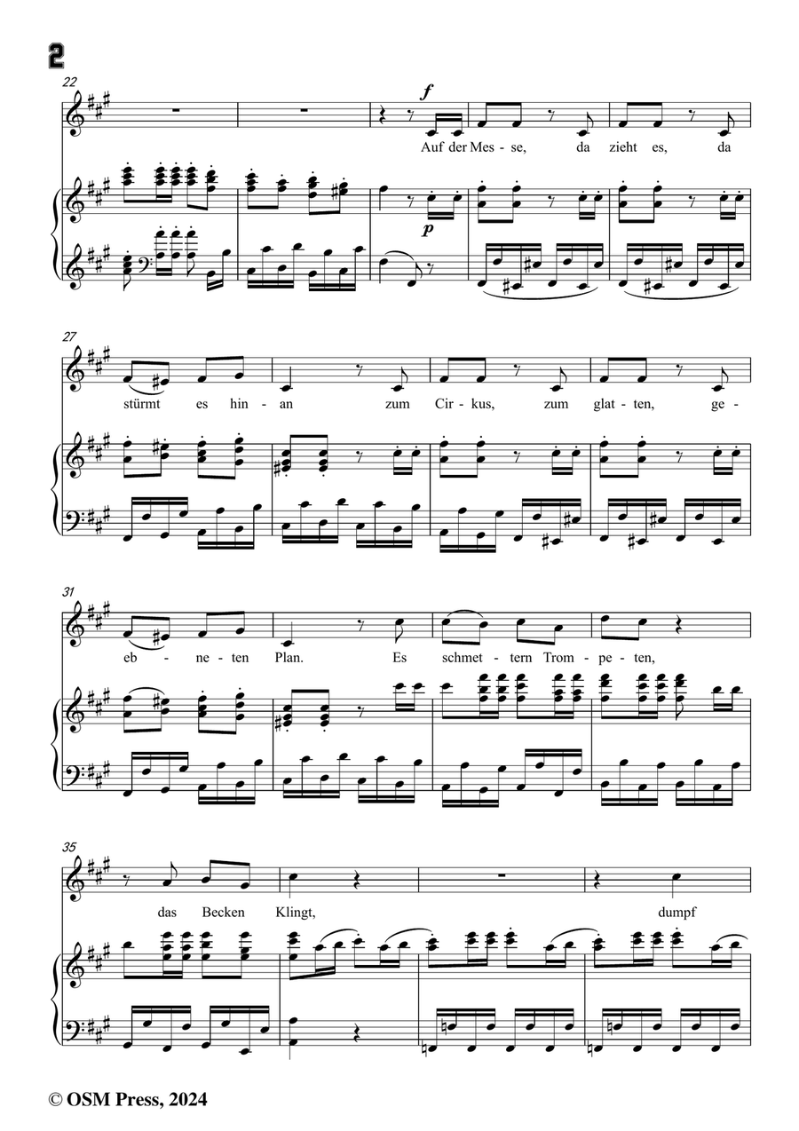 C. Loewe-Der Mohrenfürst auf der Messe,in f sharp minor Piano, Vocal scores gallery preview page 4