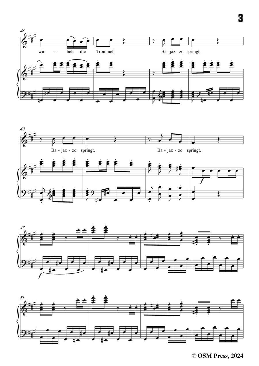 C. Loewe-Der Mohrenfürst auf der Messe,in f sharp minor Piano, Vocal scores gallery preview page 5