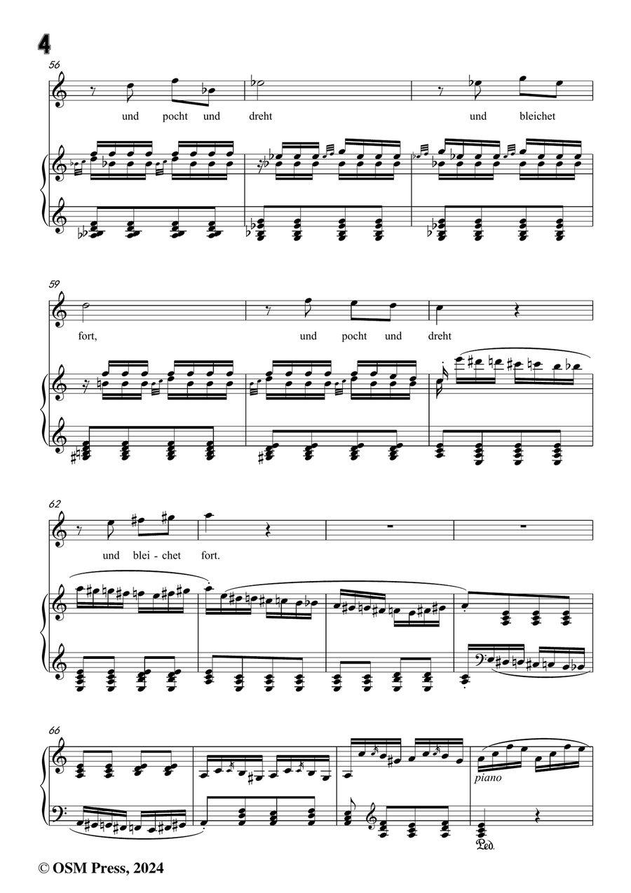 C. Loewe-Tod und Tödin,in a minor Piano, Vocal scores gallery preview page 6