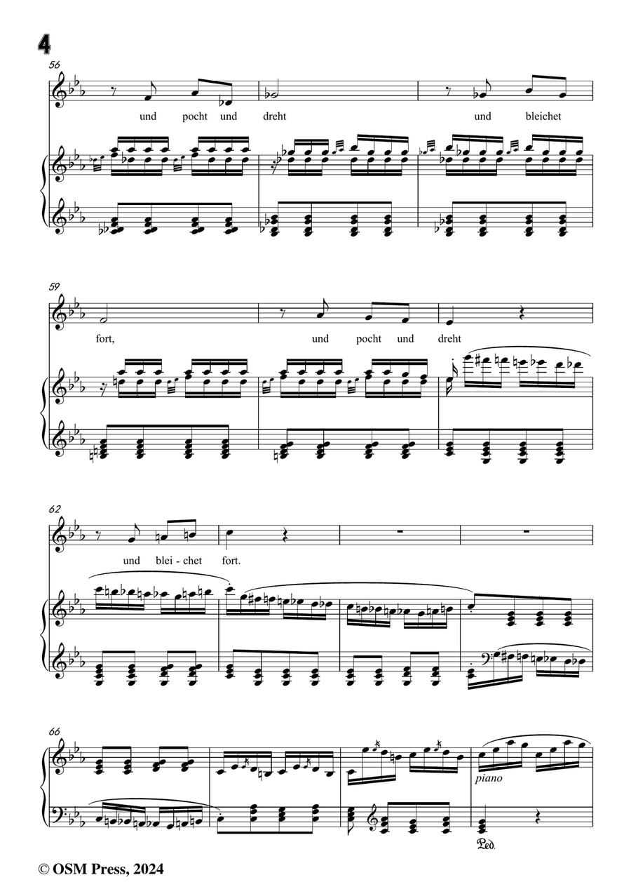 C. Loewe-Tod und Tödin,in c minor Piano, Vocal scores gallery preview page 6
