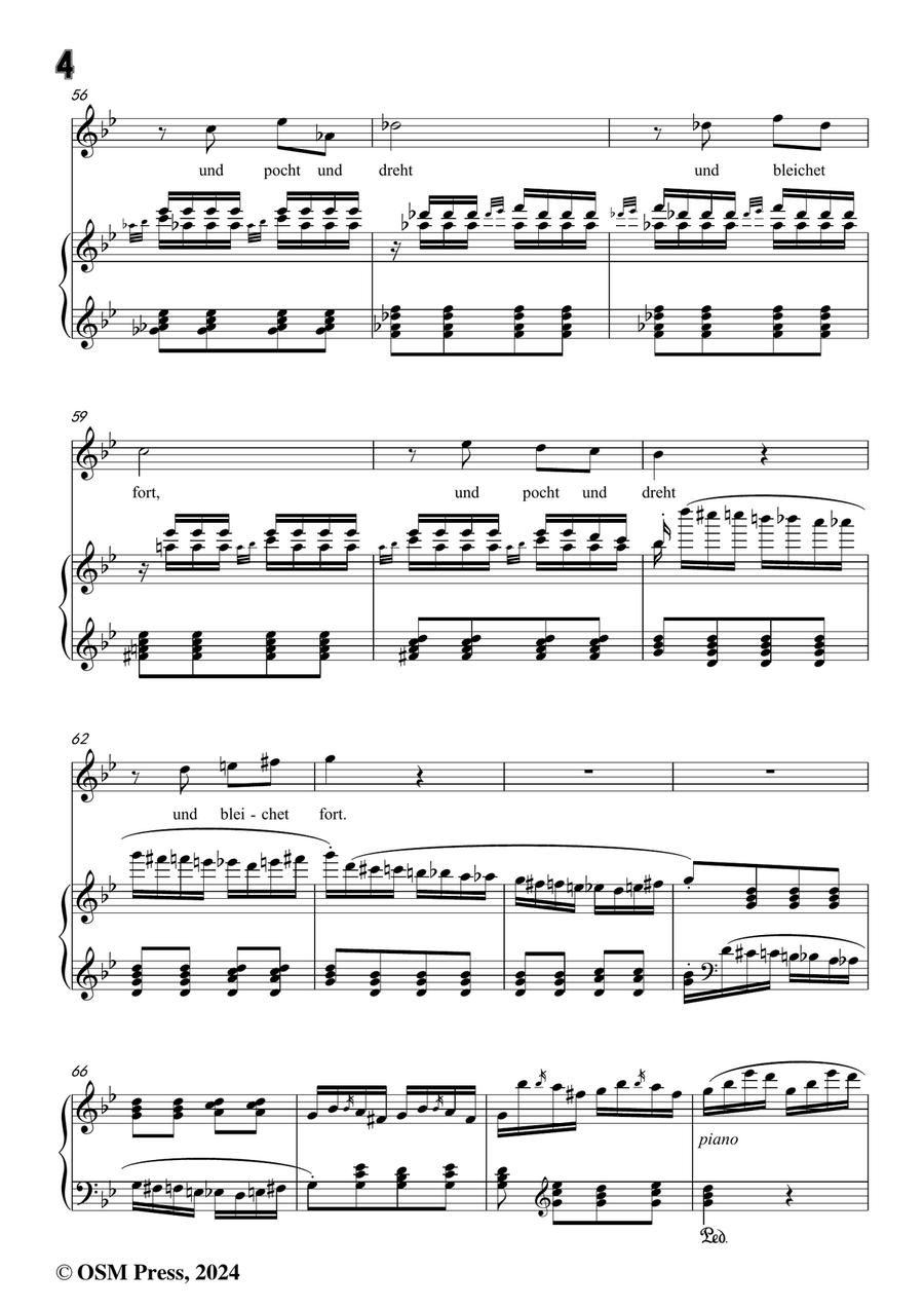 C. Loewe-Tod und Tödin,in g minor Piano, Vocal scores gallery preview page 6