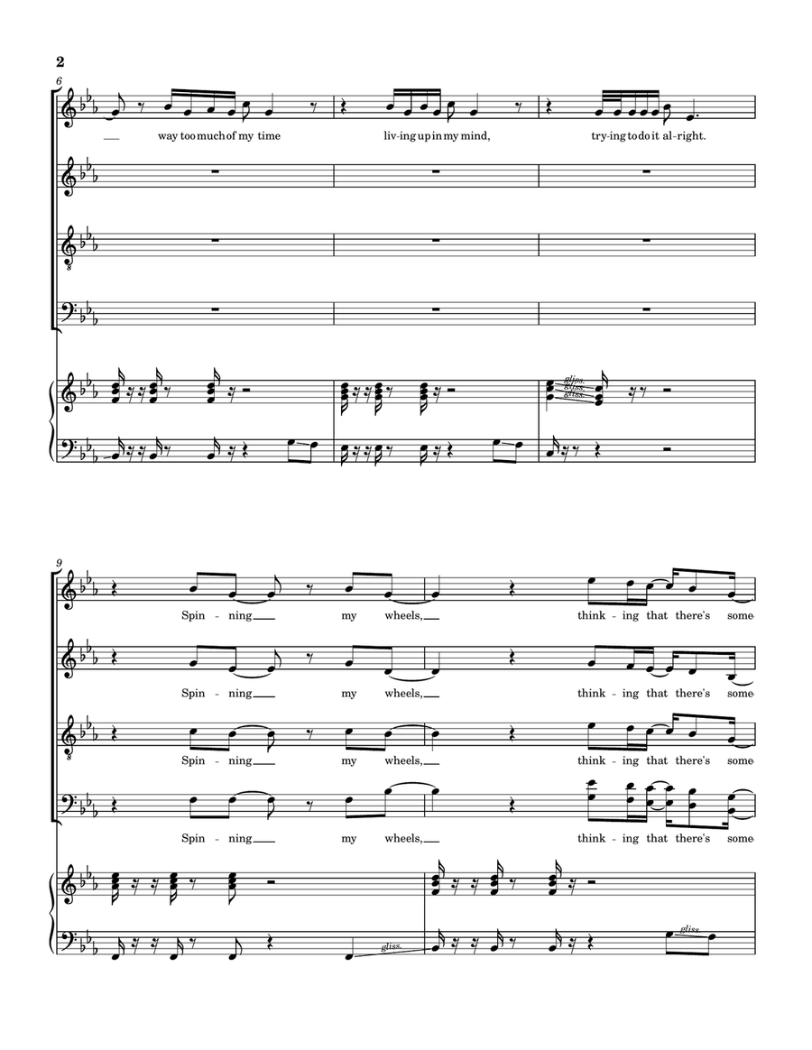Just As You Are Just As You Are 4-Part scores gallery preview page 3