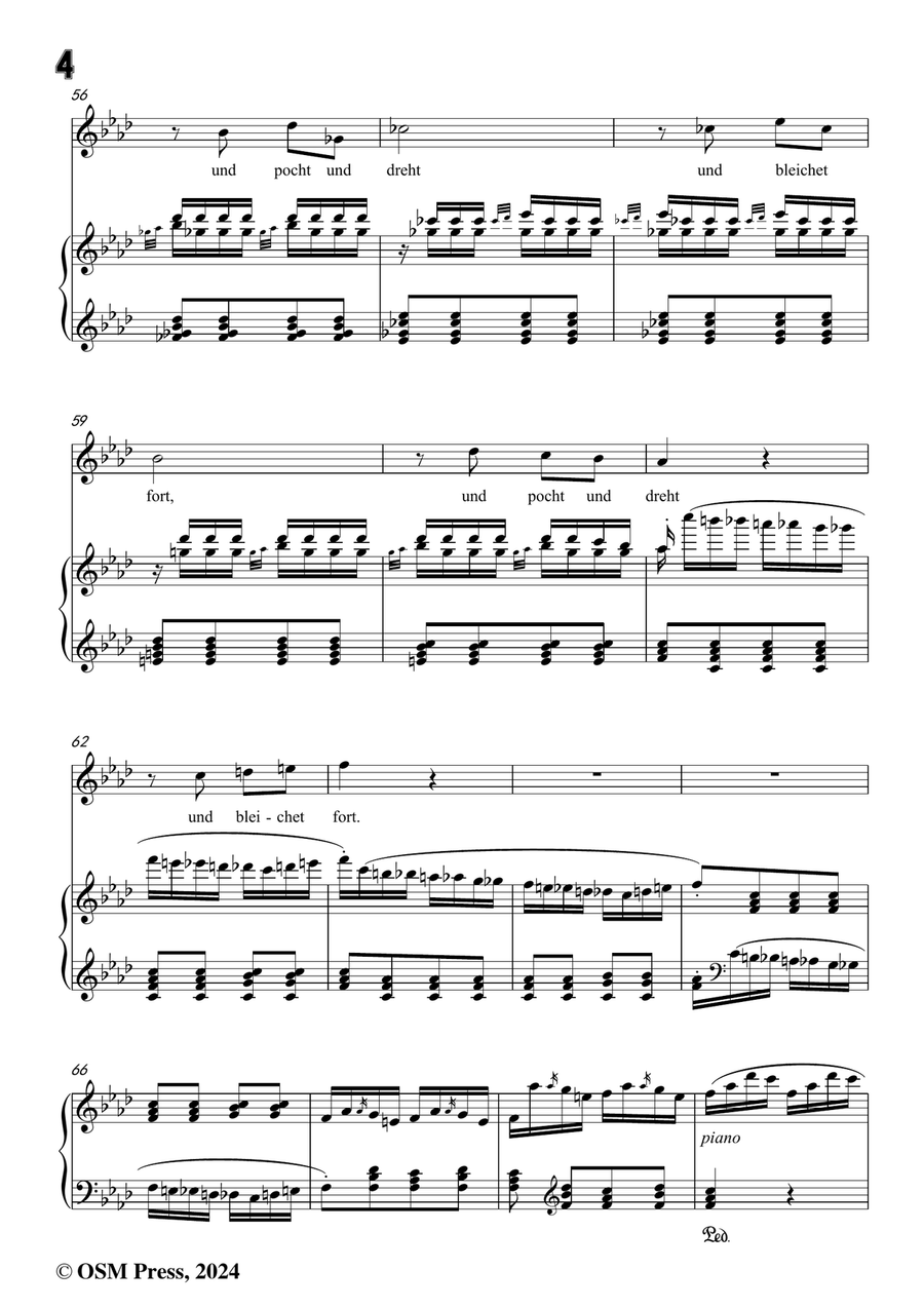 C. Loewe-Tod und Tödin,in f minor Piano, Vocal scores gallery preview page 6
