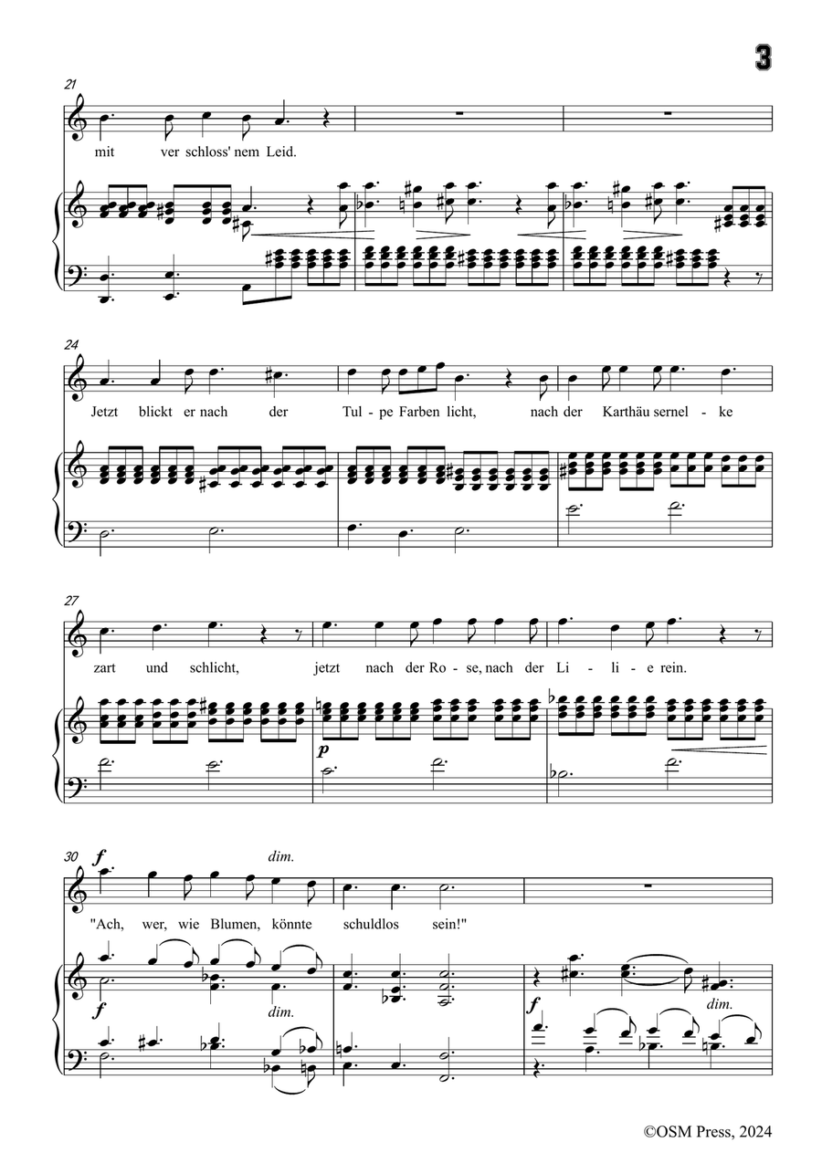 C. Loewe-Der Monch zu Pisa,in a minor Piano, Vocal scores gallery preview page 5