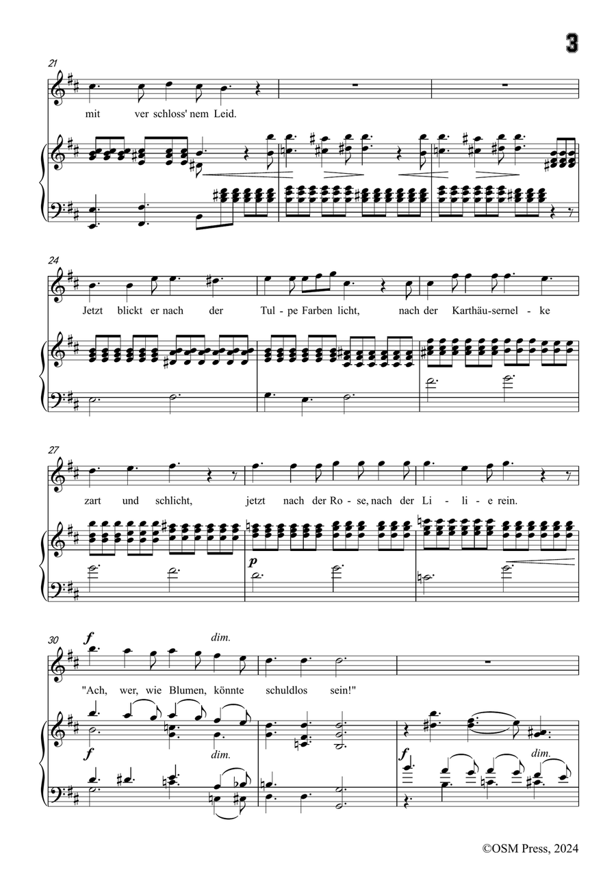 C. Loewe-Der Monch zu Pisa,in b minor Piano, Vocal scores gallery preview page 5