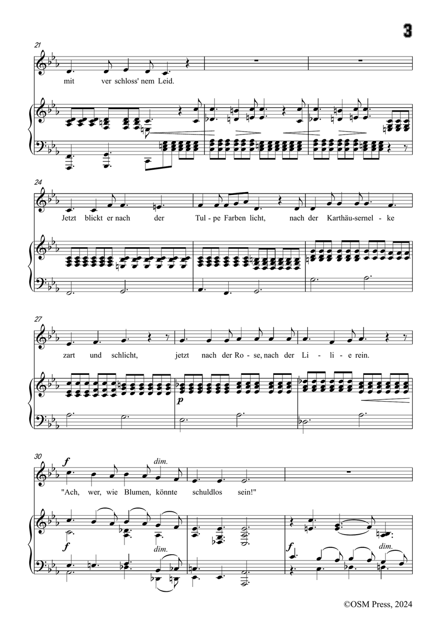 C. Loewe-Der Monch zu Pisa,in c minor Piano, Vocal scores gallery preview page 5