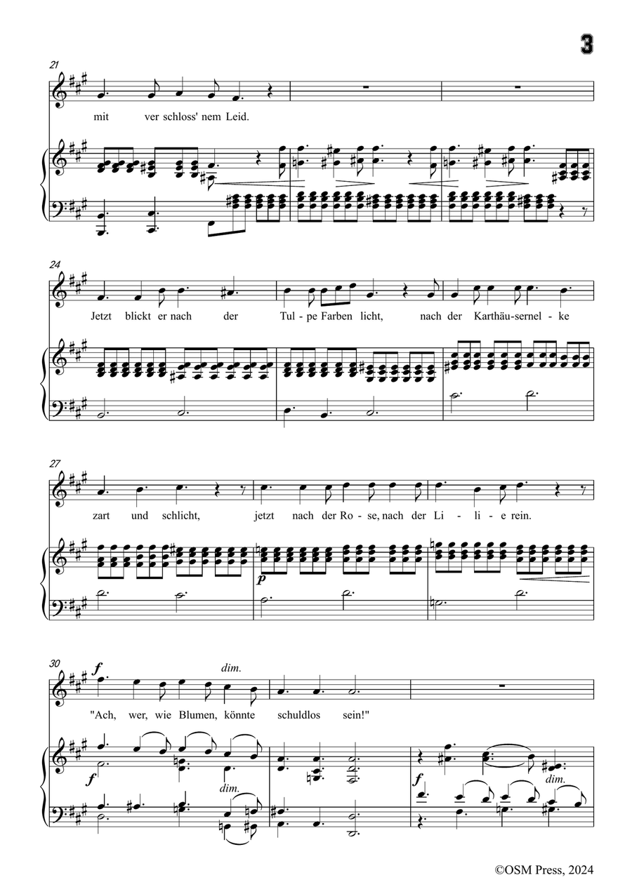 C. Loewe-Der Monch zu Pisa,in f sharp minor Piano, Vocal scores gallery preview page 5