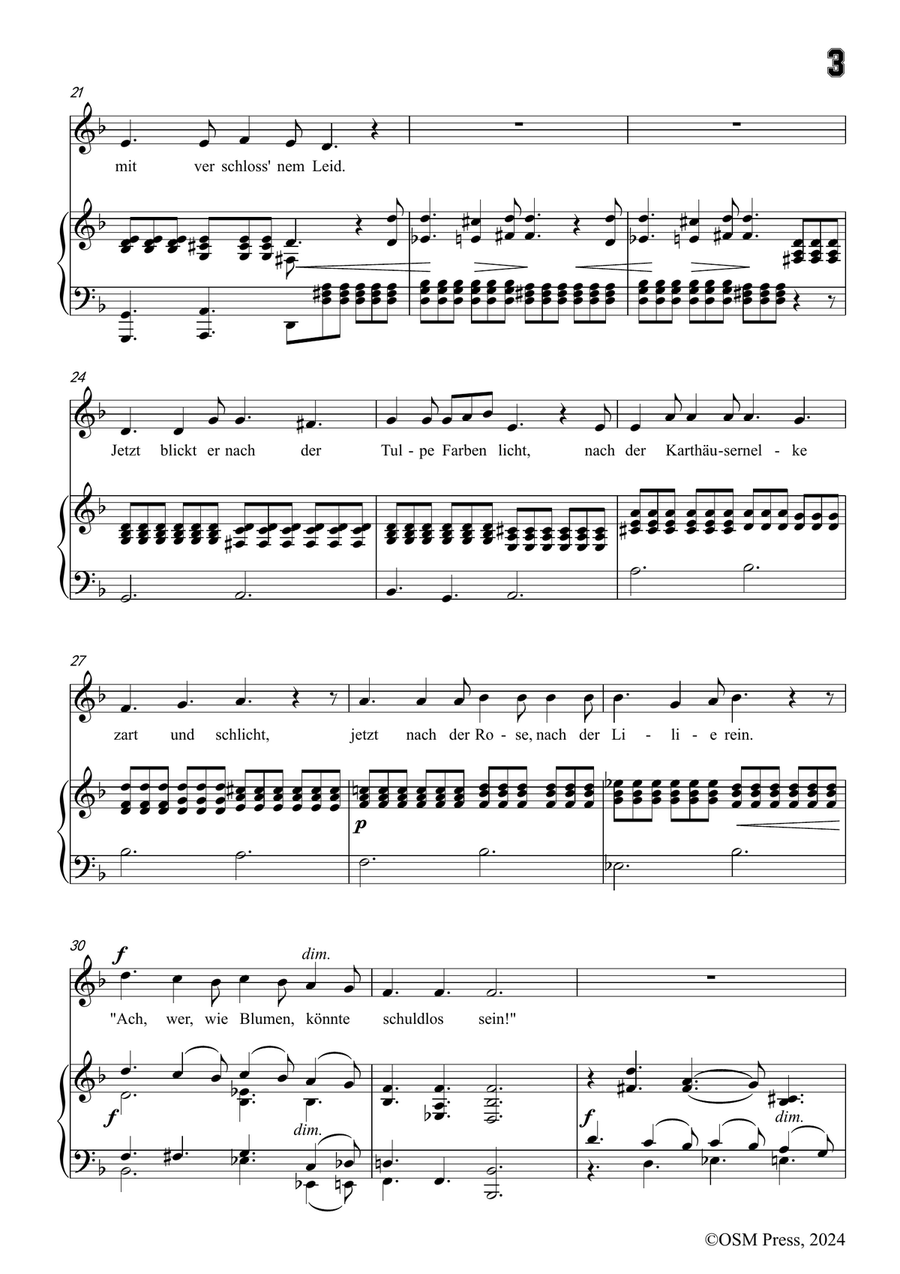 C. Loewe-Der Monch zu Pisa,in d minor Piano, Vocal scores gallery preview page 5