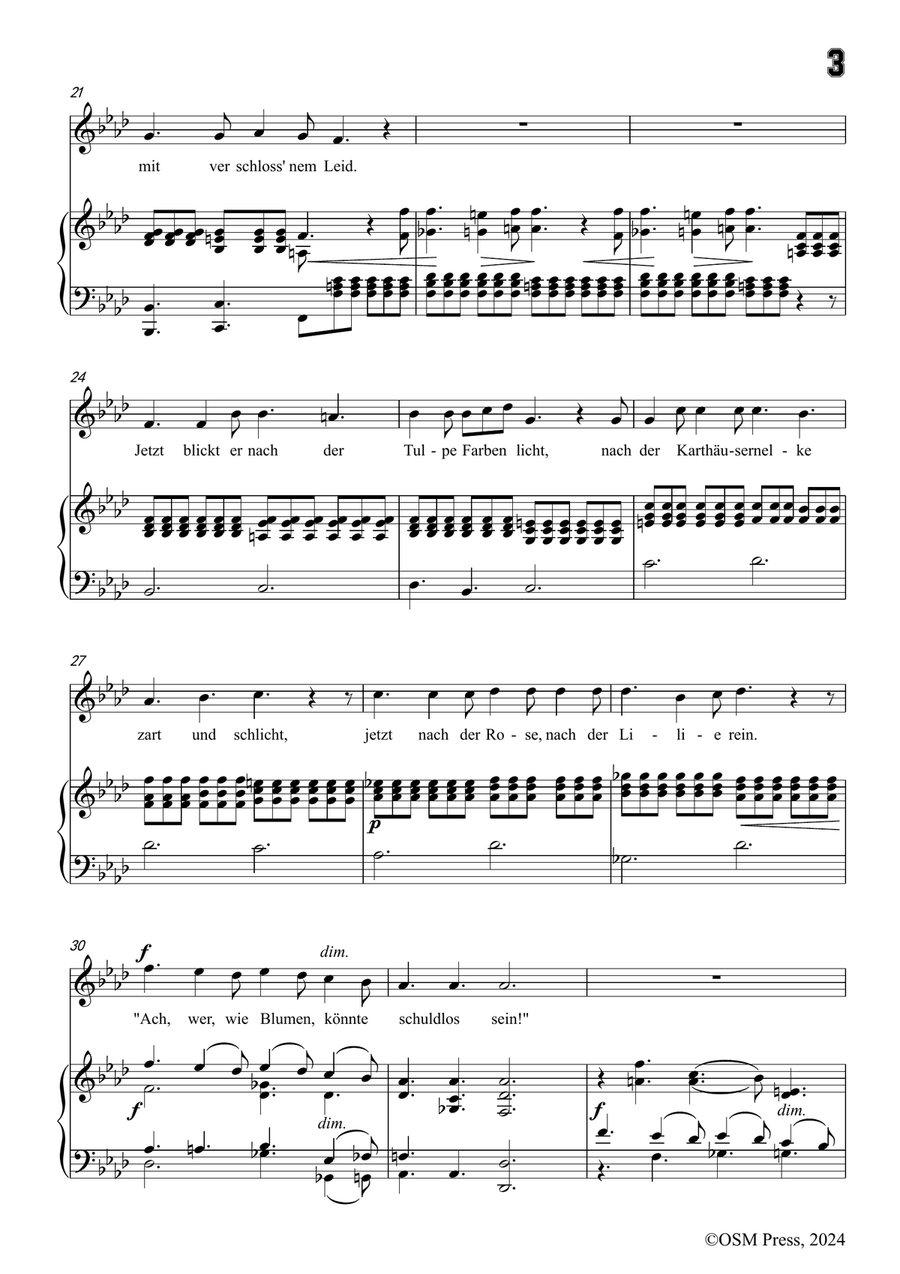 C. Loewe-Der Monch zu Pisa,in f minor Piano, Vocal scores gallery preview page 5
