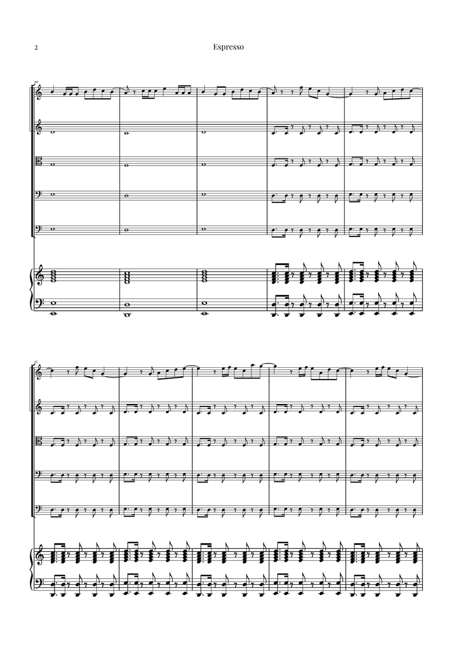 Espresso String Orchestra scores gallery preview page 2